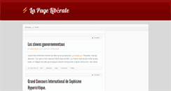Desktop Screenshot of pageliberale.org